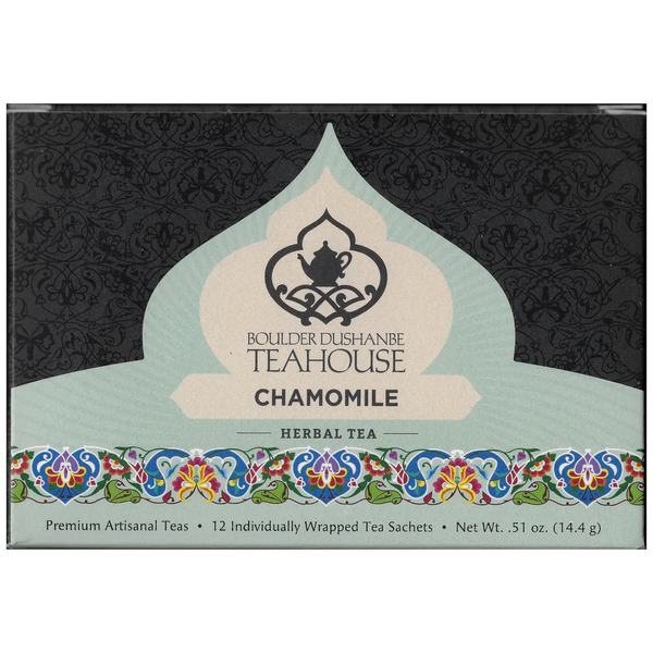 Chamomile Organic Herbal Tea Box of Overwraps 12 Count