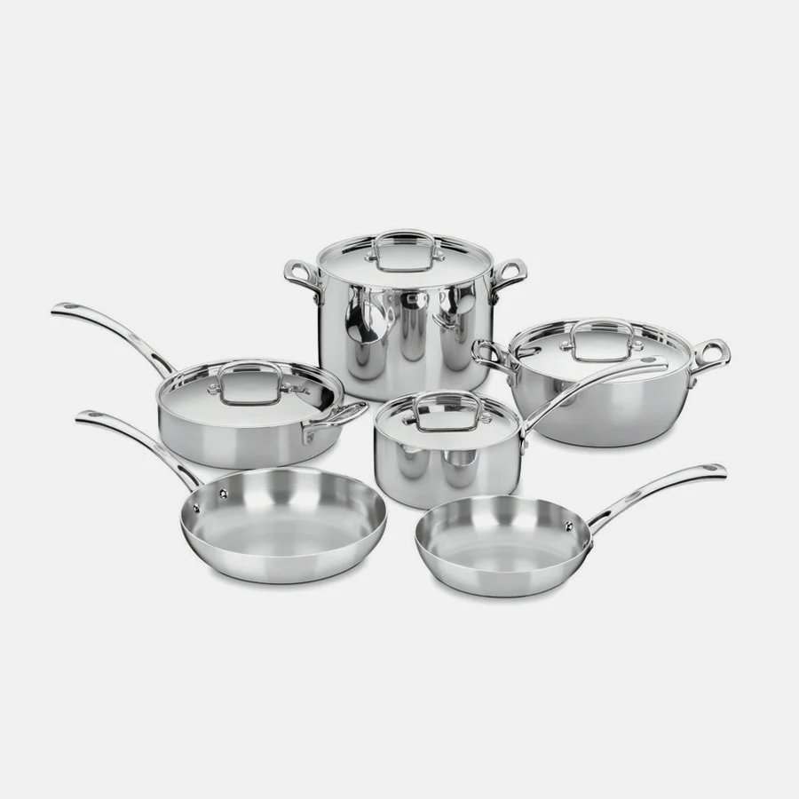 Cuisinart 10 Piece French Classic Tri-Ply Stainless Set