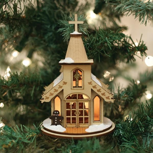 Nativity Chapel Ginger Cottages Ornament
