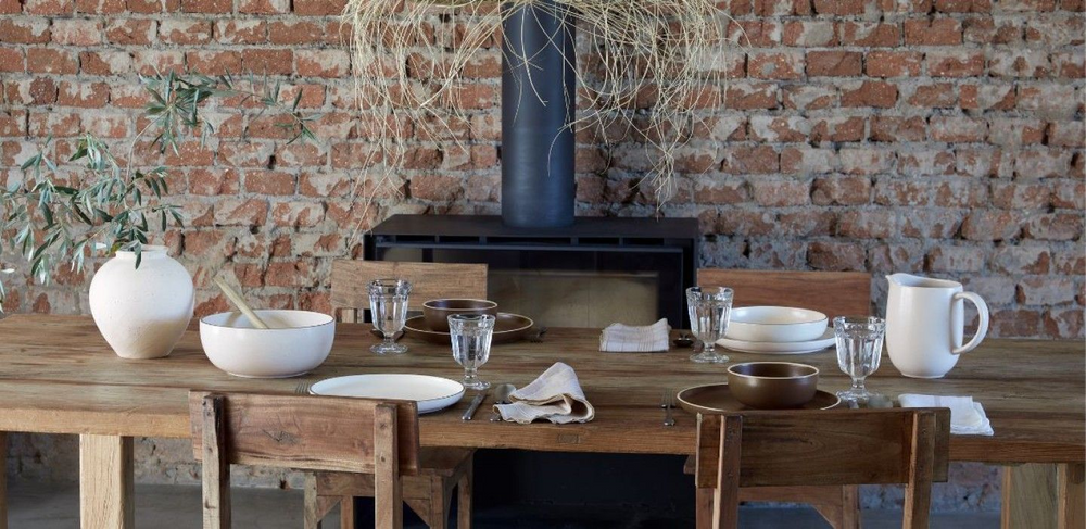 Casafina Ceramic Stoneware 11" Dinner Plate (Cream Cocoa)