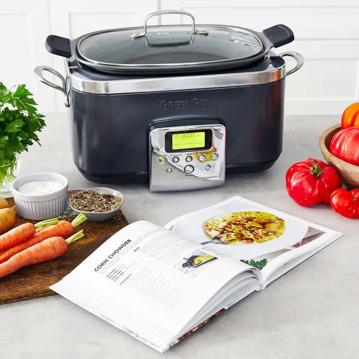 Greenpan Elite 6 Qt. Slow Cooker Black