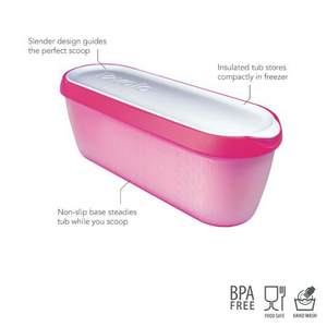 Glide-A-Scoop Ice Cream Tub - 1.5 Qt (Rasberry Tart)