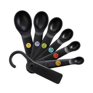 OXO 7 PC. Measuring Spoon Set - Black