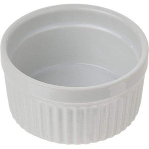 Fine White Porcelain Souffle Ramekin - Comes in 3oz, 4oz, 6oz, 8oz, 10oz or 14oz