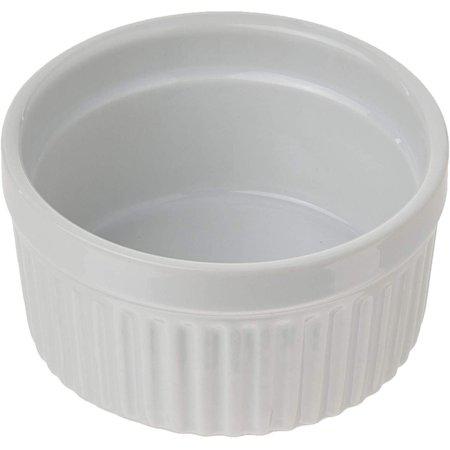 Fine White Porcelain Souffle Ramekin - Comes in 3oz, 4oz, 6oz, 8oz, 10oz or 14oz