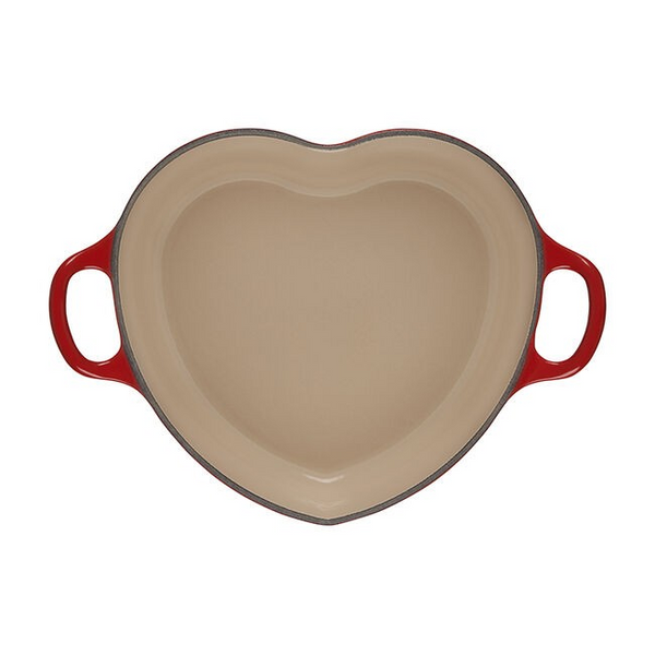 Le Creuset Traditional Heart Cocotte 2 Qt. Cerise