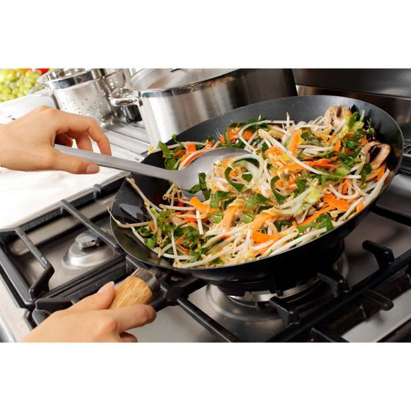 Kitchen Solid Serving Spoon, 12.5in, Stainless Steel