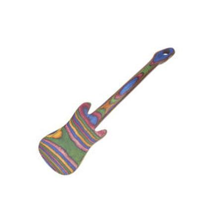 Island Bamboo Pakkawood Guitar Spatula (Rainbow)