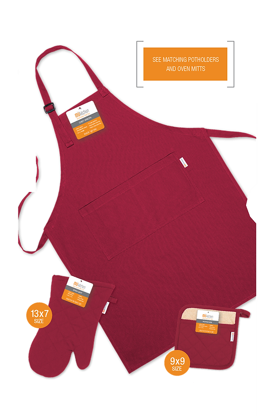Classic Chef Apron Cabernet