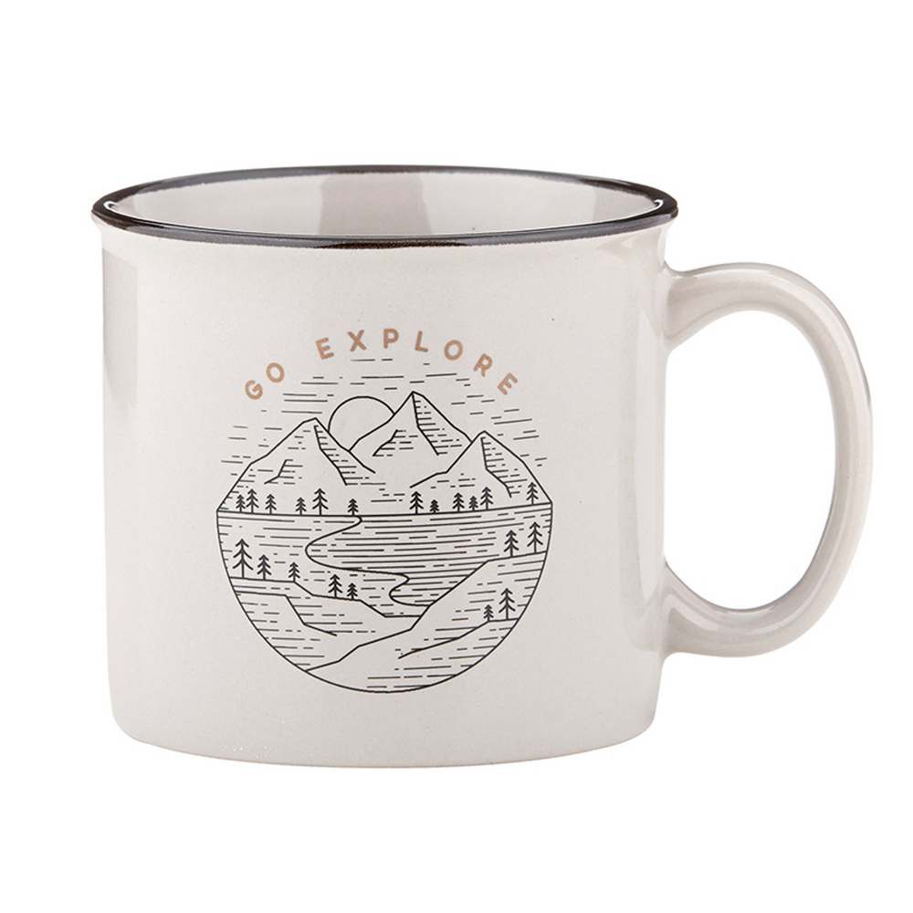 Campfire Mug - Grey - Go Explore