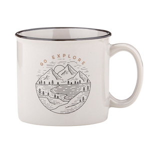 Campfire Mug - Grey - Go Explore