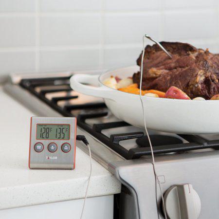 Taylor Digital Wired Probe Thermometer with Timer