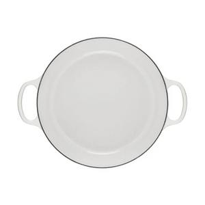 Le Creuset, White, 5qt., Signature Braiser