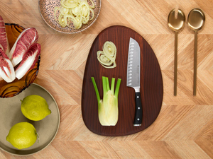 Classic Ikon 7" Santoku Hollow Edge