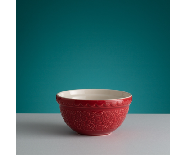 Mason Cash Mixing Bowl In The Forest S30 Hedge Hop Red