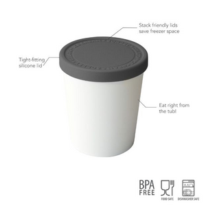 1 Quart Sweet Treats Tub - Charcoal