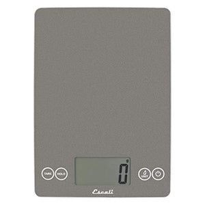 Escali Arti Glass Digital Scale, Gray Storm