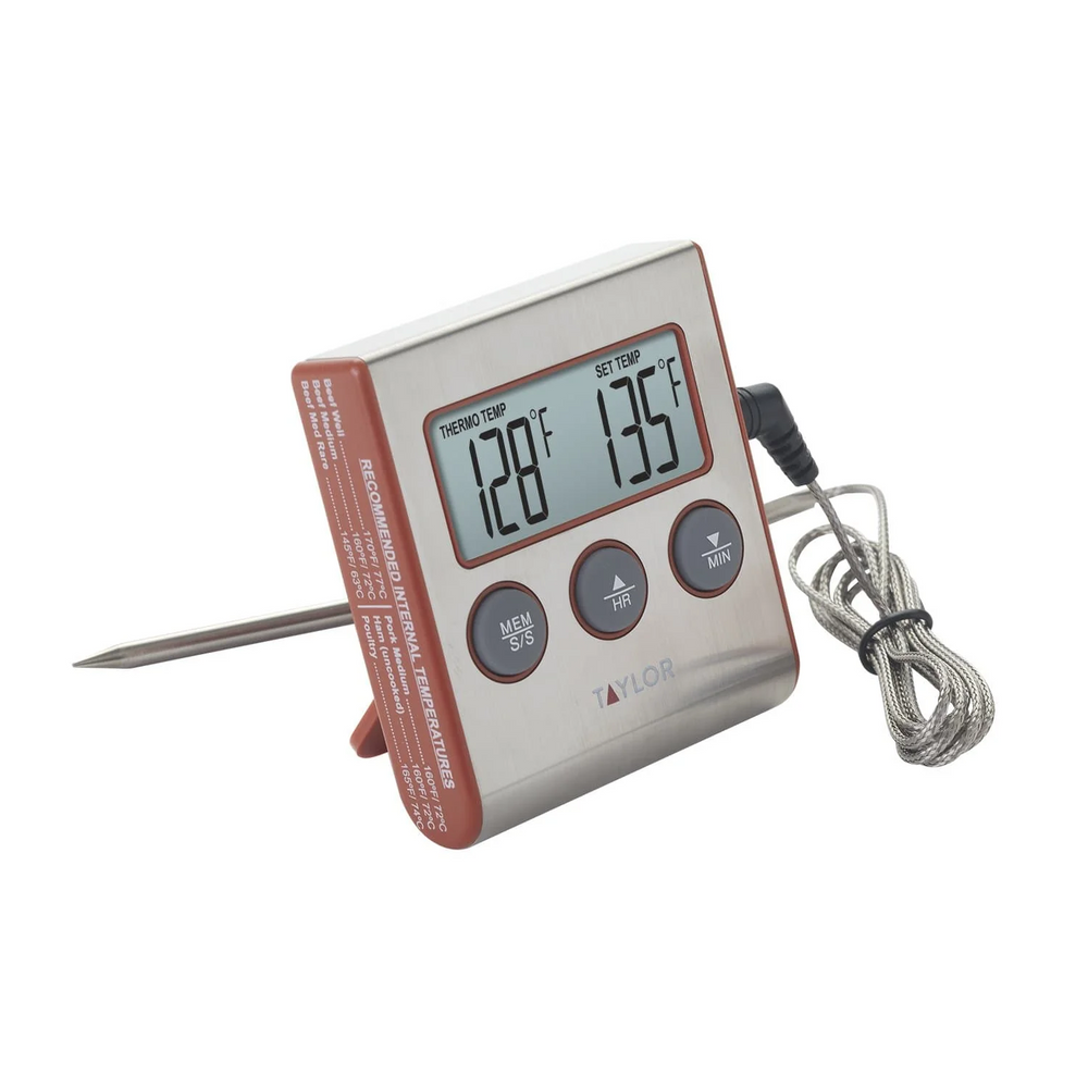 Taylor Digital Wired Probe Thermometer with Timer
