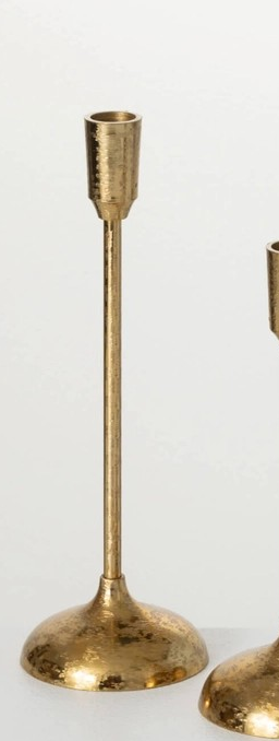 Brushed Gold Taper Holder - Large