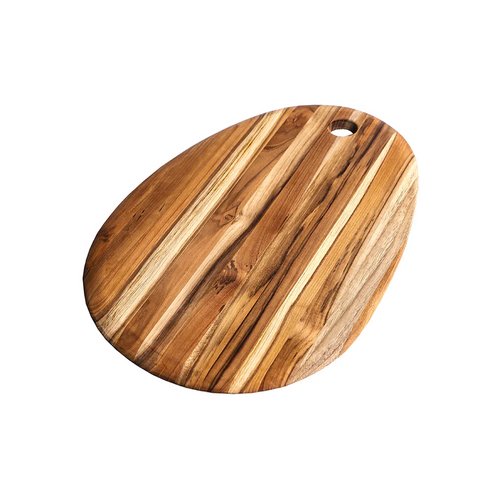 Elegant Oval Board by TeakHaus - Choose Medium or Large