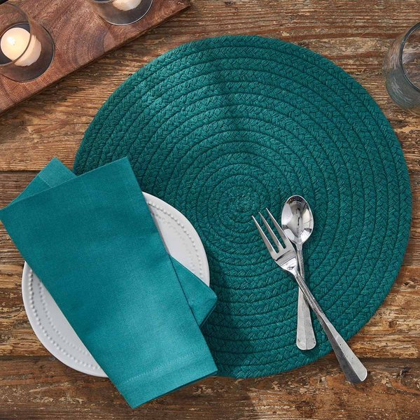 Peacock - Essex Round Placemat Round