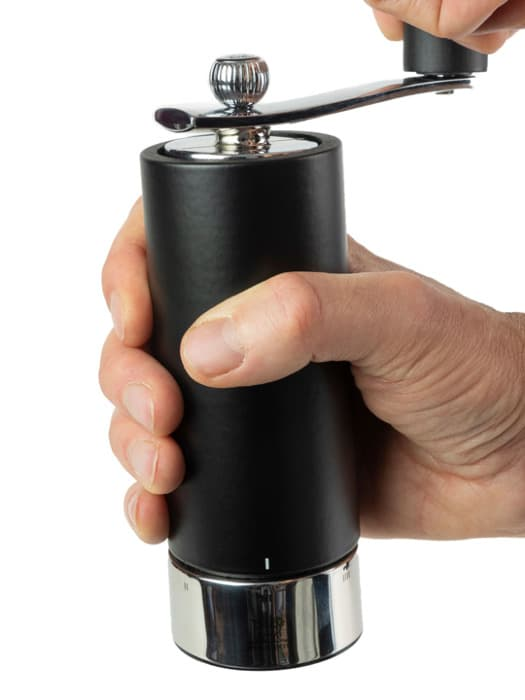 Peugeot Isen U-Select Black Matte Salt mill 7"
