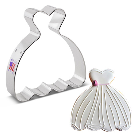 Wedding Dress Cookie Cutter