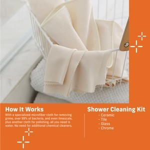 Shower Cleaning Cloths (Set of 2)