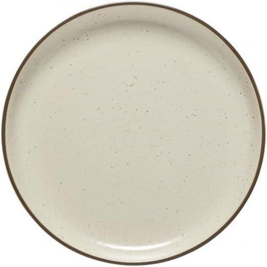 Casafina Ceramic Stoneware 9" Salad Plate (Cream-Cocoa)