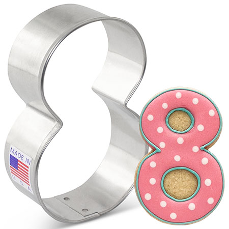 Number 8 Cookie Cutter