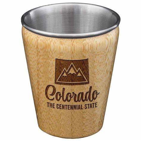 State Shot Glass Colorado