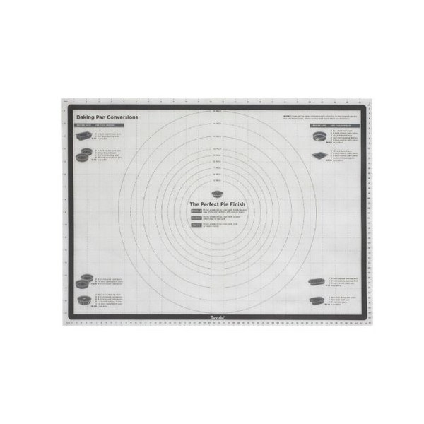 Pro-Grade Silicone Pastry Mat with Reference Marks  - 25" x 18"