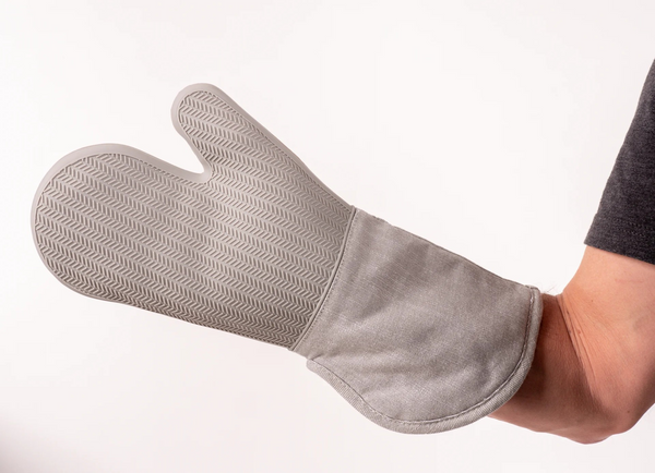 Strada Silicone Oven Mitt Gray