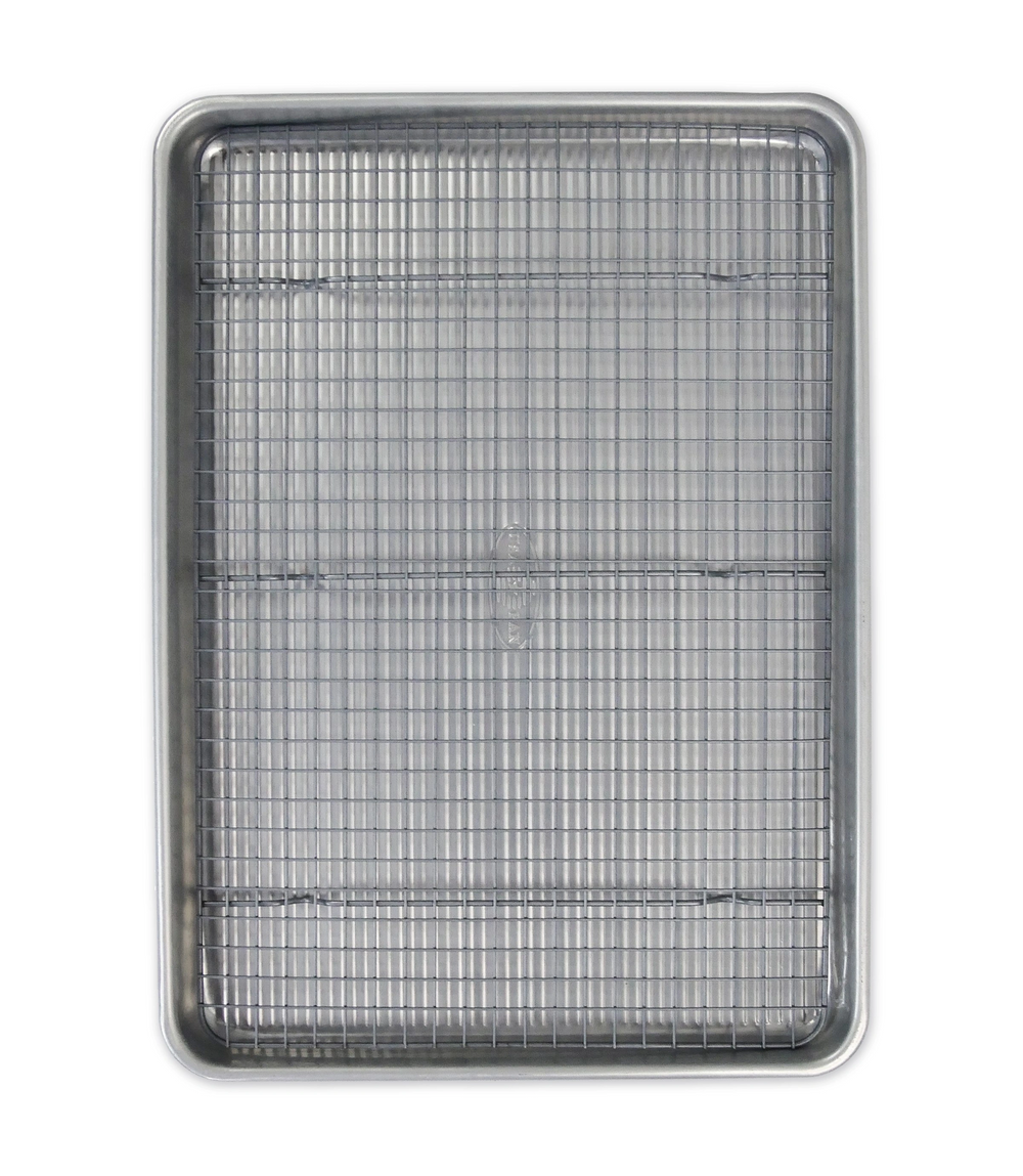 Nonstick Aluminum Half Sheet & Rack Set