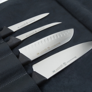 Leather 7-Pocket Knife Roll