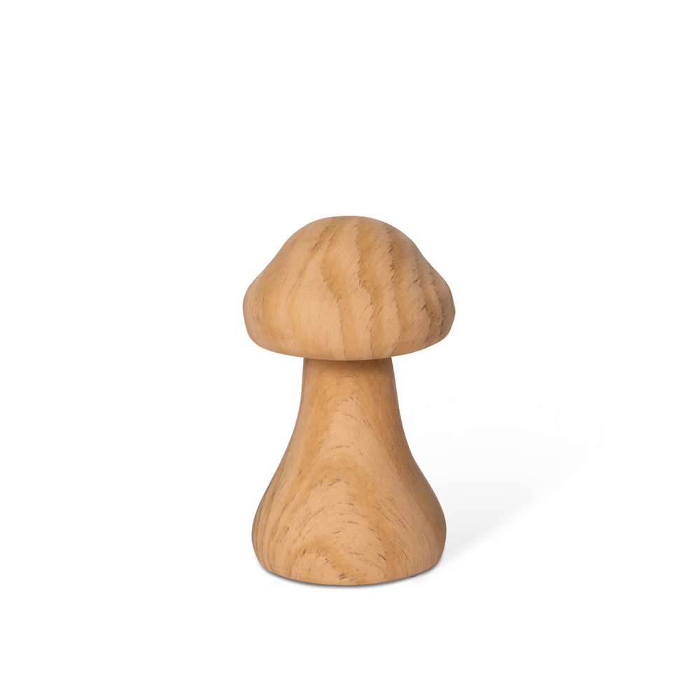 Faux Bois Garden Forest Mushroom, 6"
