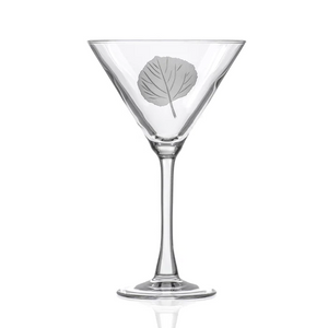 Aspen Leaf 1oz Martini Cocktail Glass