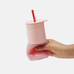 Rabbit Frozen Cocktail Silicone Tumbler Set, Pink