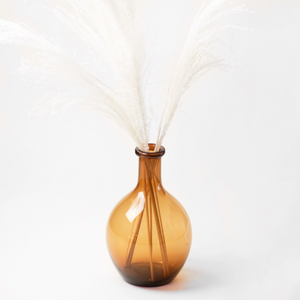 Demi Jon Amber Vase 10"
