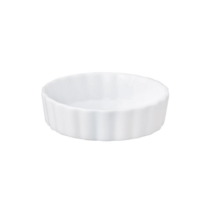 Porcelain Round Quiche Dish 4" x 1"