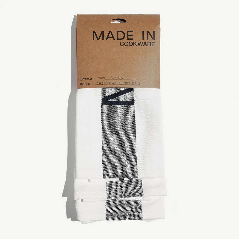 Chef Towels - Black Set of 3