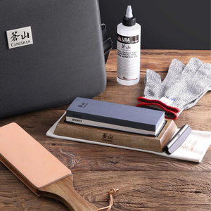 Dual-Sided Whetstone Knife Sharpener 1000/6000 Grit