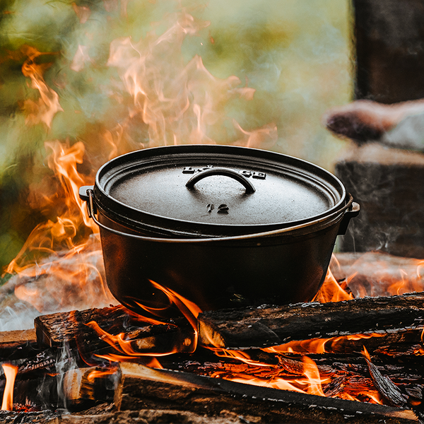 12 Inch / 8 Quart Cast Iron Deep Camp Dutch Oven