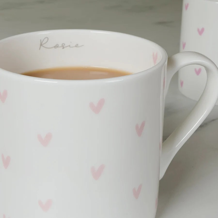 Hearts Pink Mug