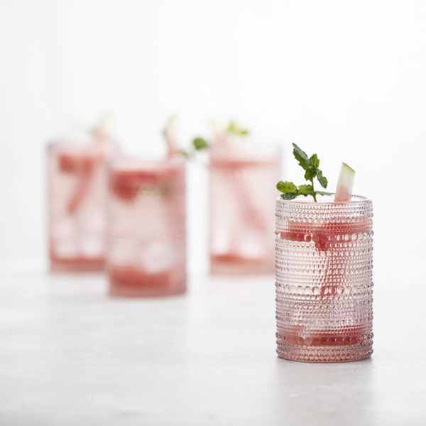 Jupiter Pink Ice Beverage Glass 13oz