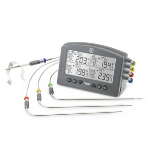 Signals Charcoal BBQ Alarm Thermometer with Wi-Fi and Bluetooth® Wireless Technology - Charcoal