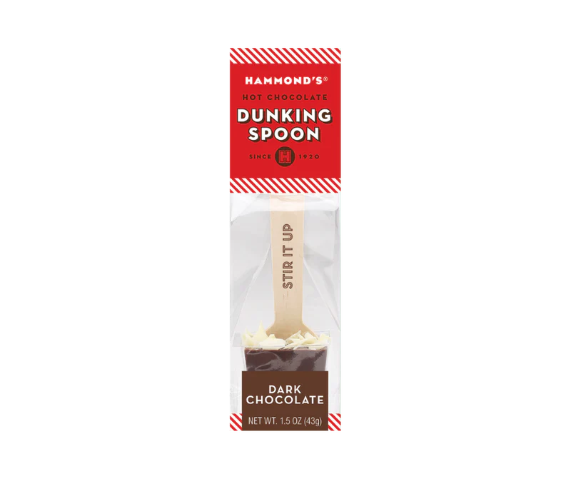 Dark Chocolate Dunking Spoons