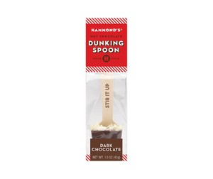 Dark Chocolate Dunking Spoons