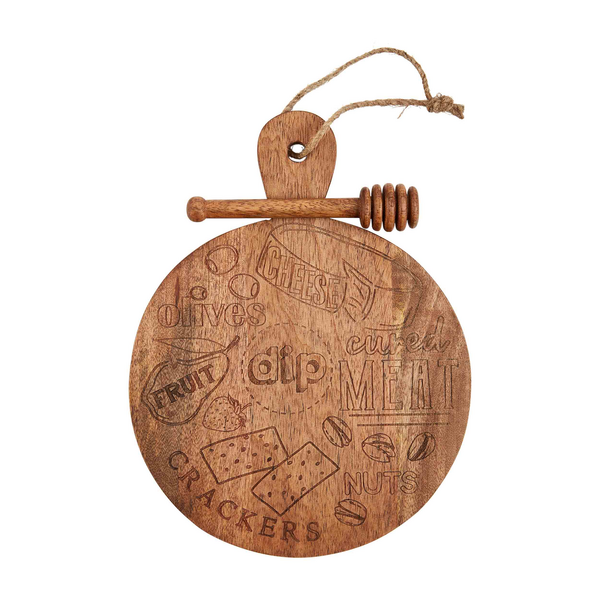 Mud Pie Round Mini Charcuterie Board