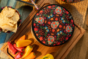 Day of the Dead Tortilla Warmer - Fabric Only
